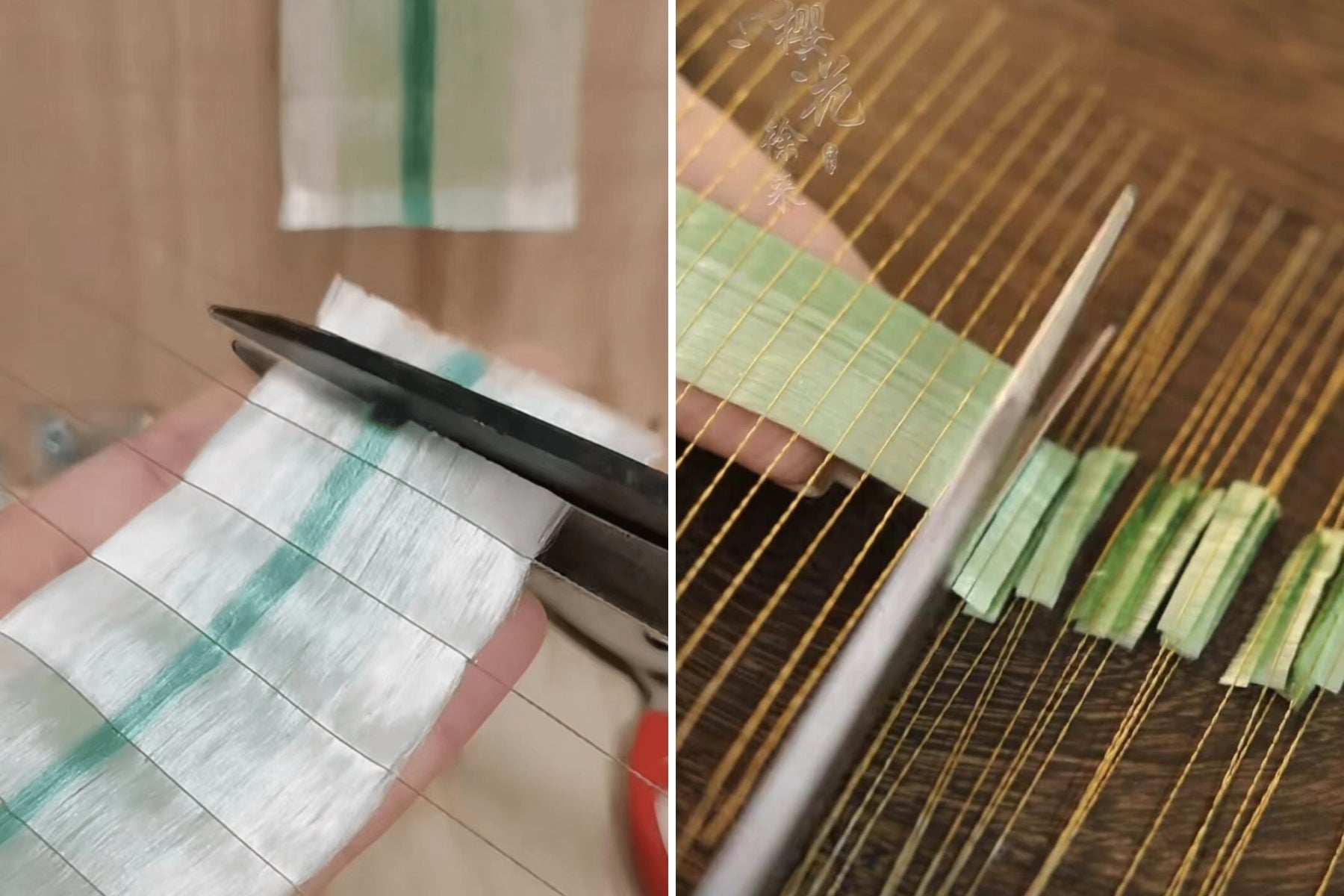 How to Better Clamp and Cut Silk Strips in Ronghua Making