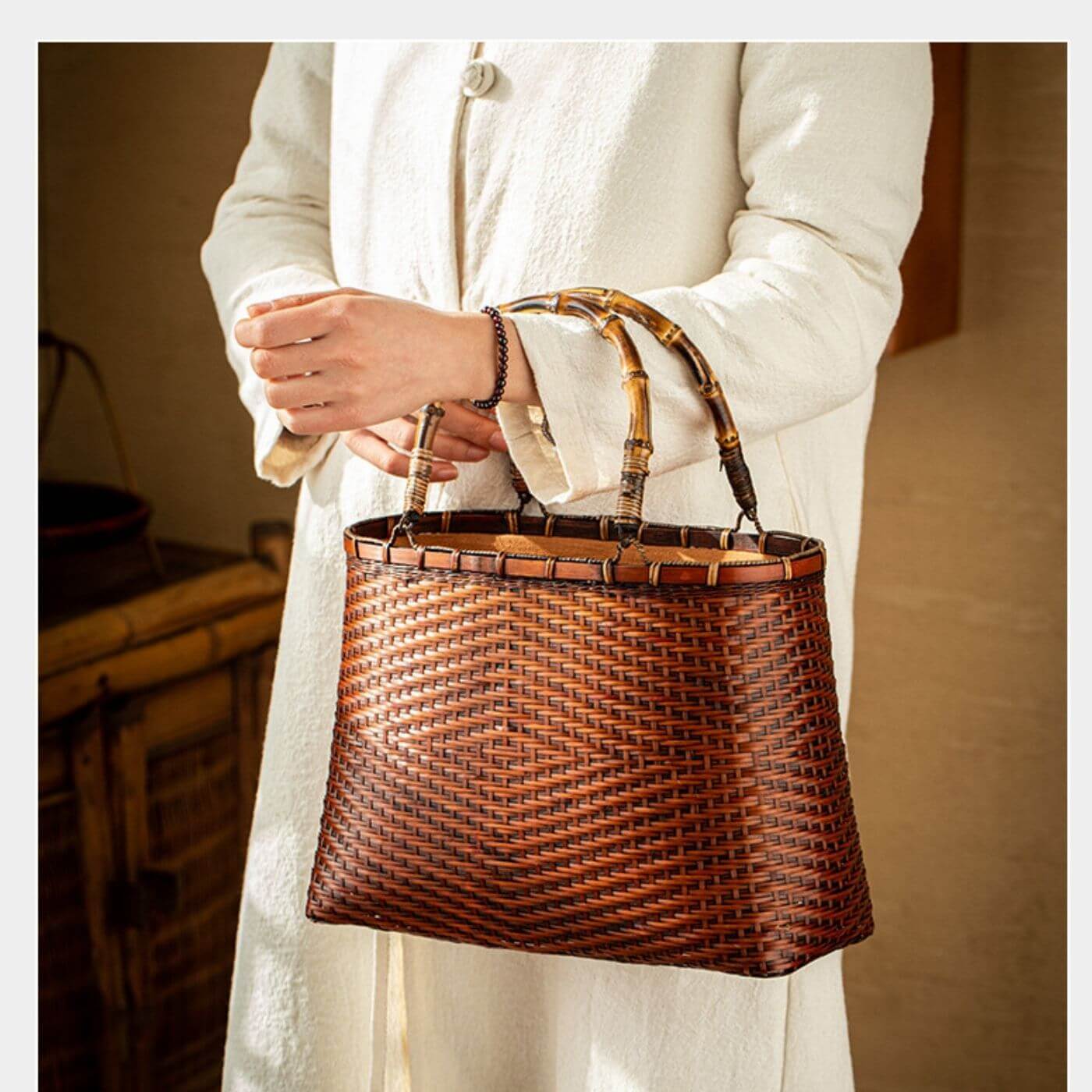 Hand woven bags best sale