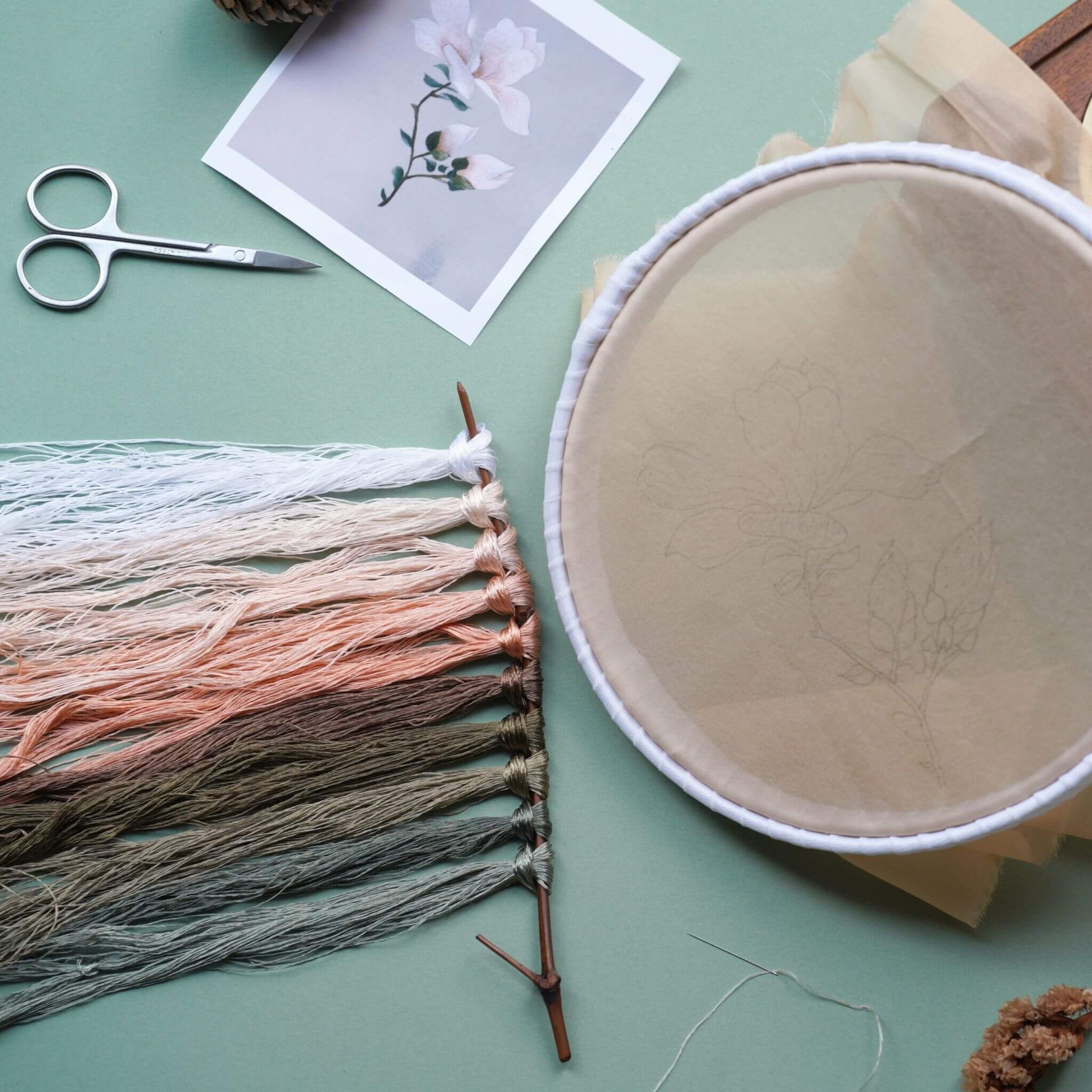 Suzhou Silk Embroidery Starter Kit | Magnolia