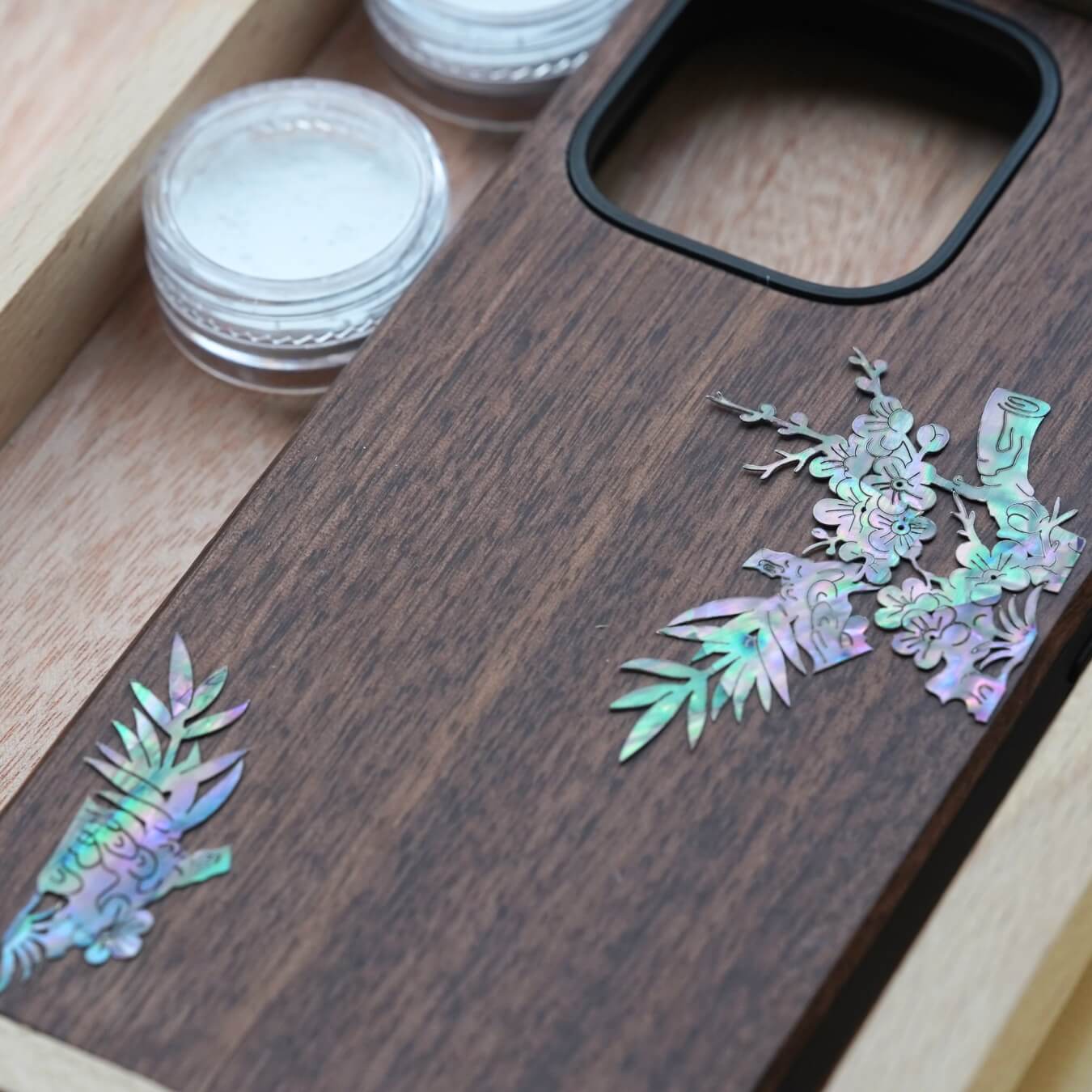 Daqi Lacquered iPhone Case DIY Kit | Plum Tree