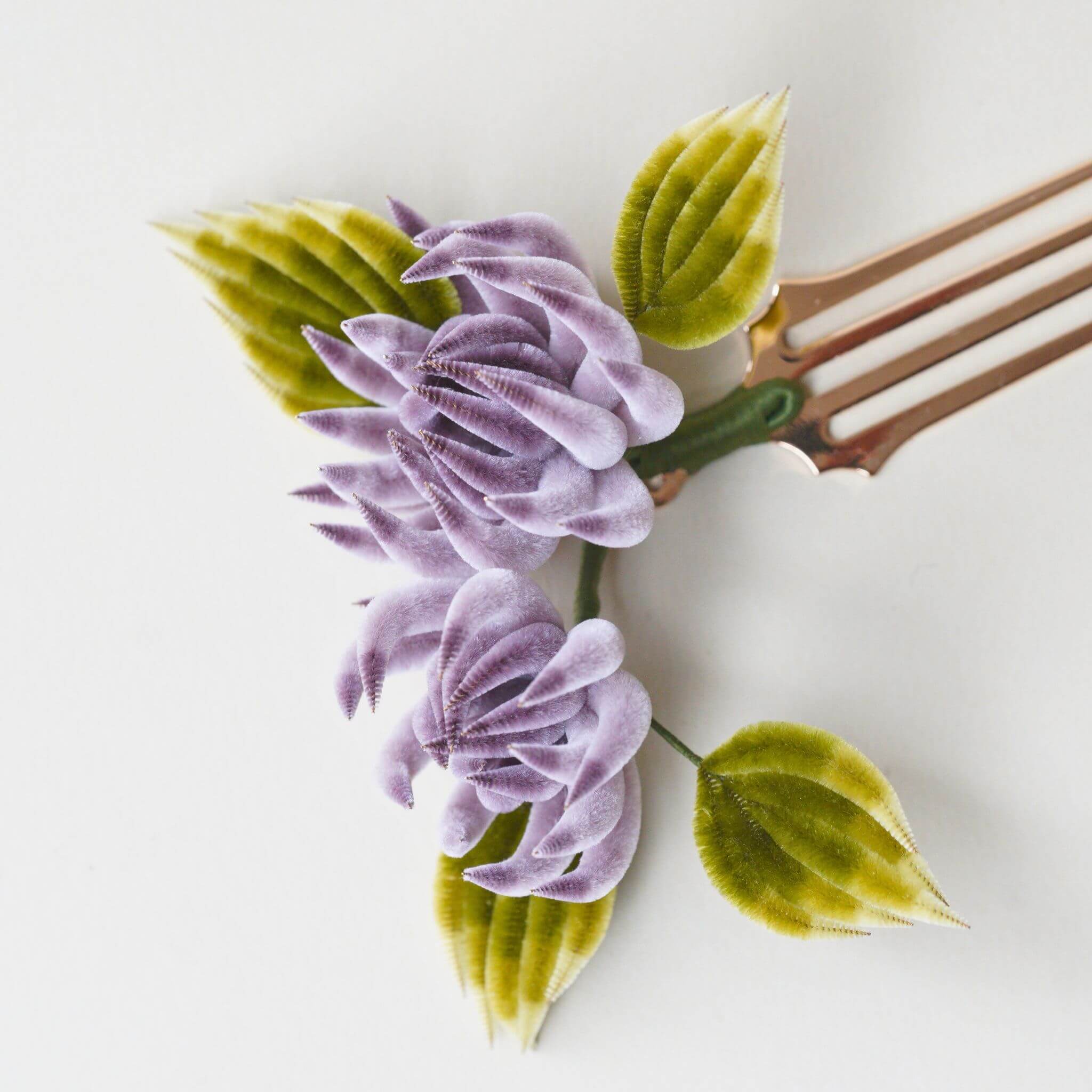 Ronghua Hairpin | Purple Chrysanthemum