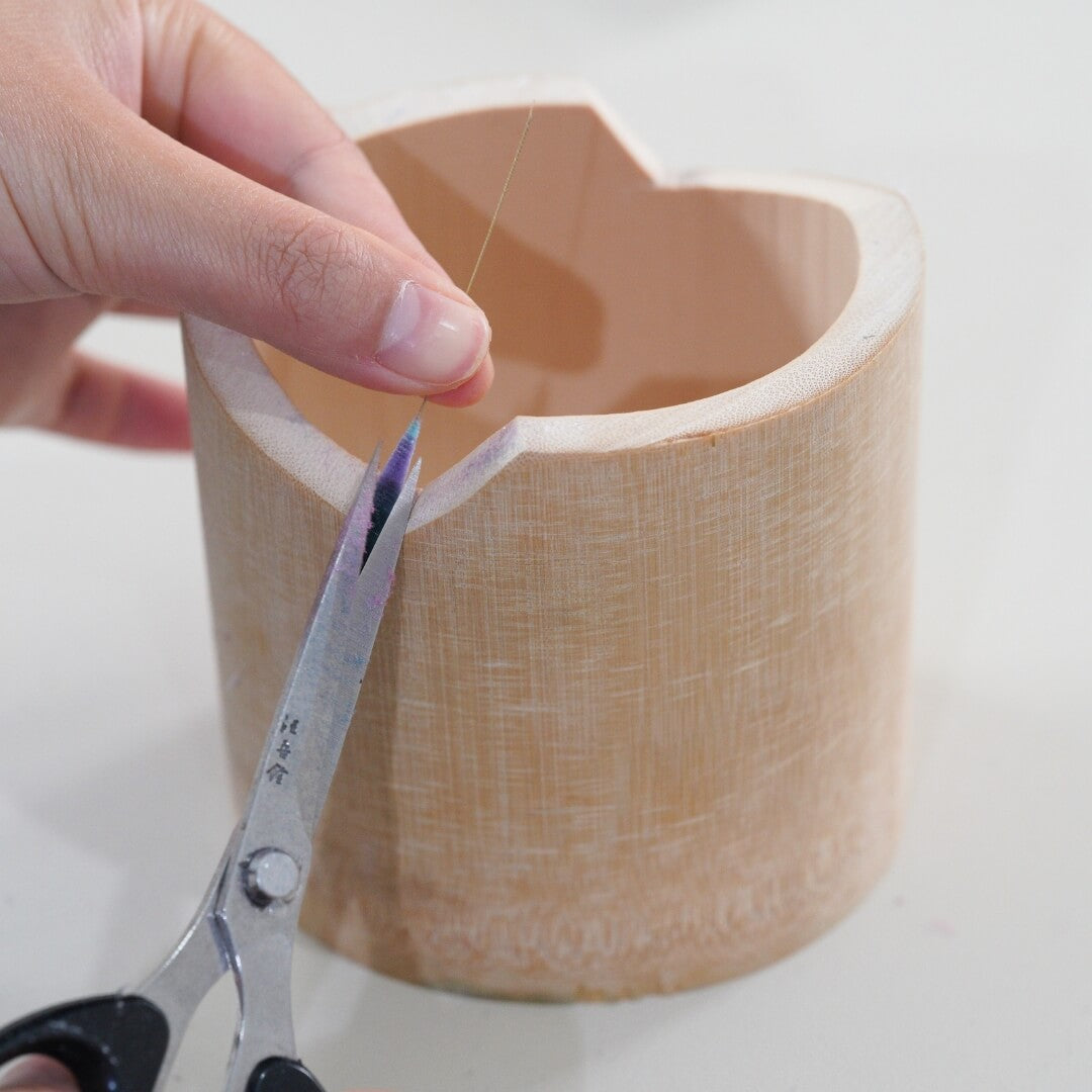 Bamboo Silk Trimming Base with V-Curve | For Ronghua Crafting