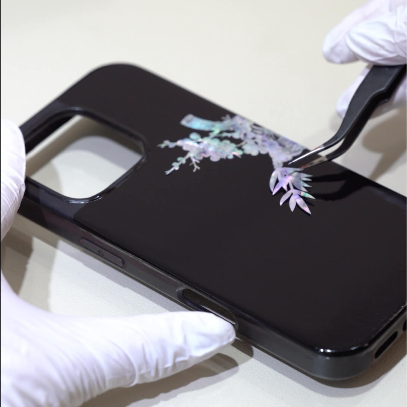 Daqi Lacquered iPhone Case DIY Kit | Plum Tree