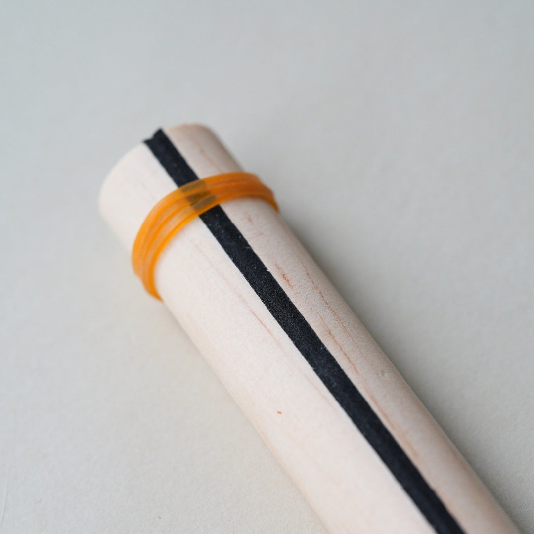 Traditional Wooden Clip with Rubber Bands