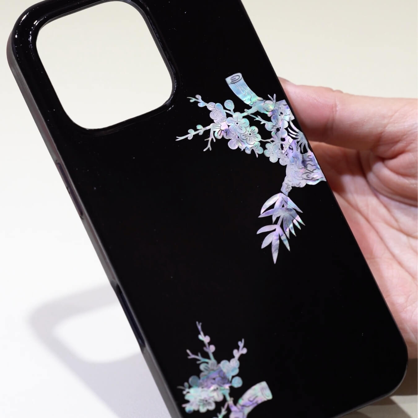 Daqi Lacquered iPhone Case DIY Kit | Plum Tree