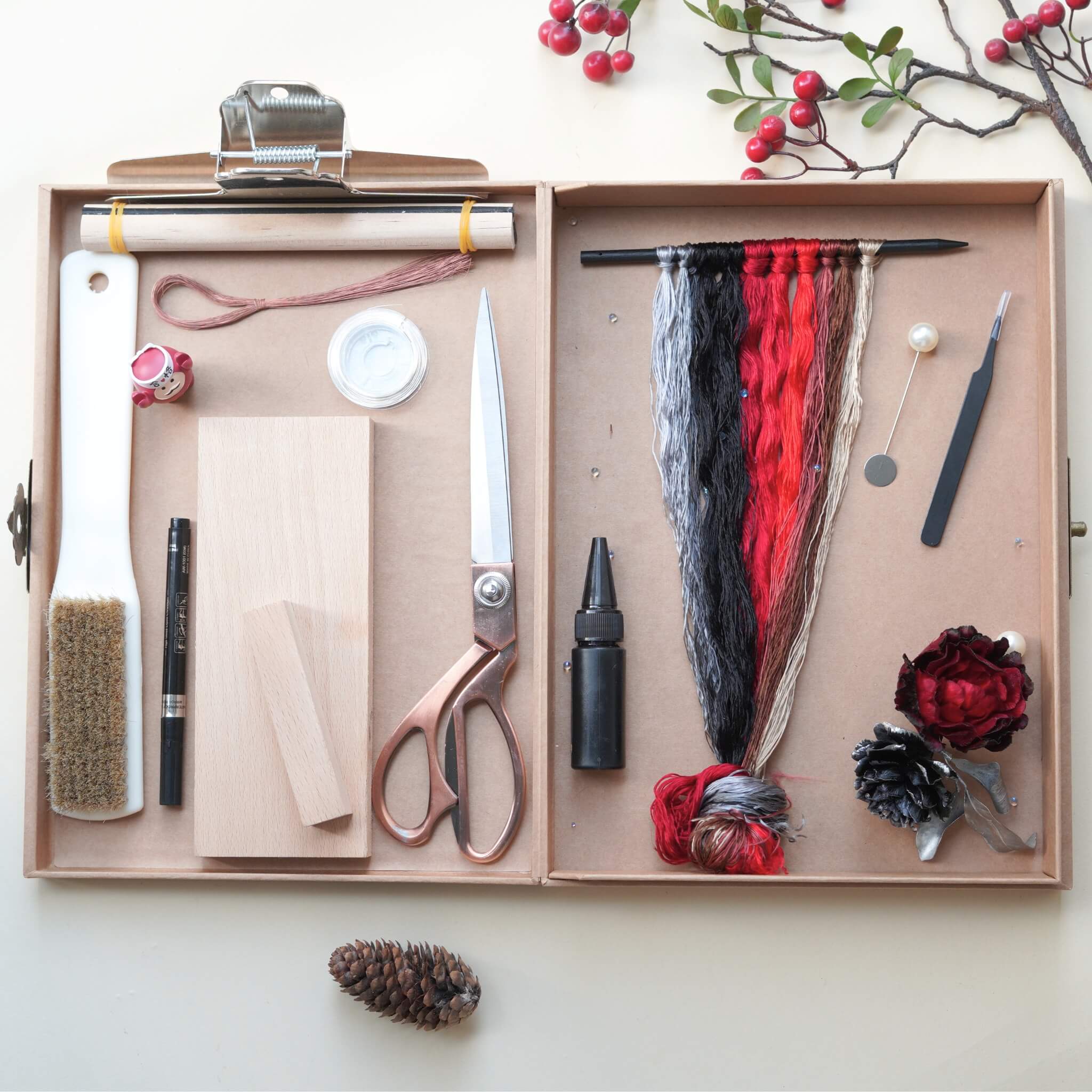 Ronghua DIY-Kit | Vampir Rose Brosche