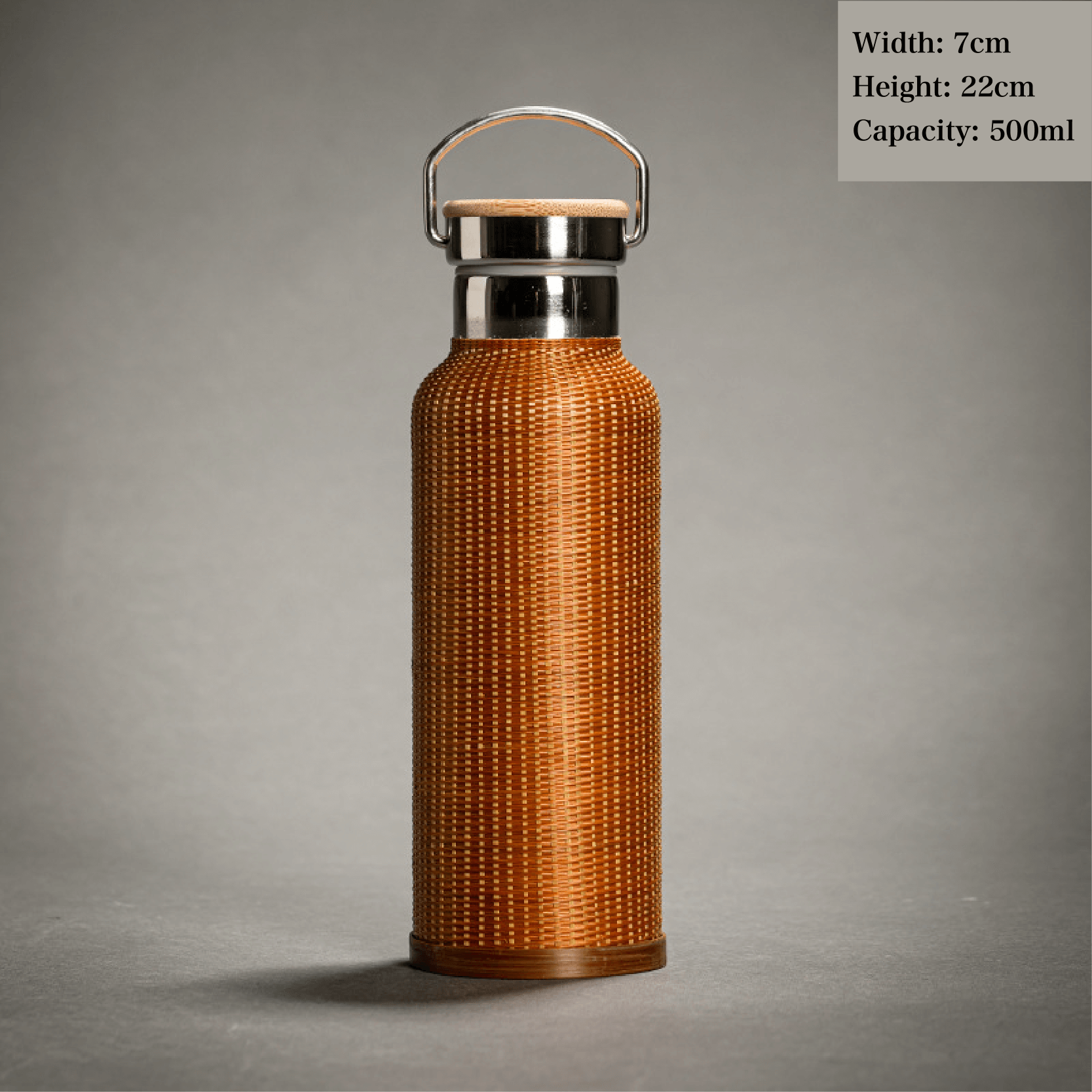 Chinese bamboo-woven insulated water bottles 350-750ml100% handmade traditional Chinese bamboo woven water bottle. Unique design, and is easy to carry. Make you love drinking water!